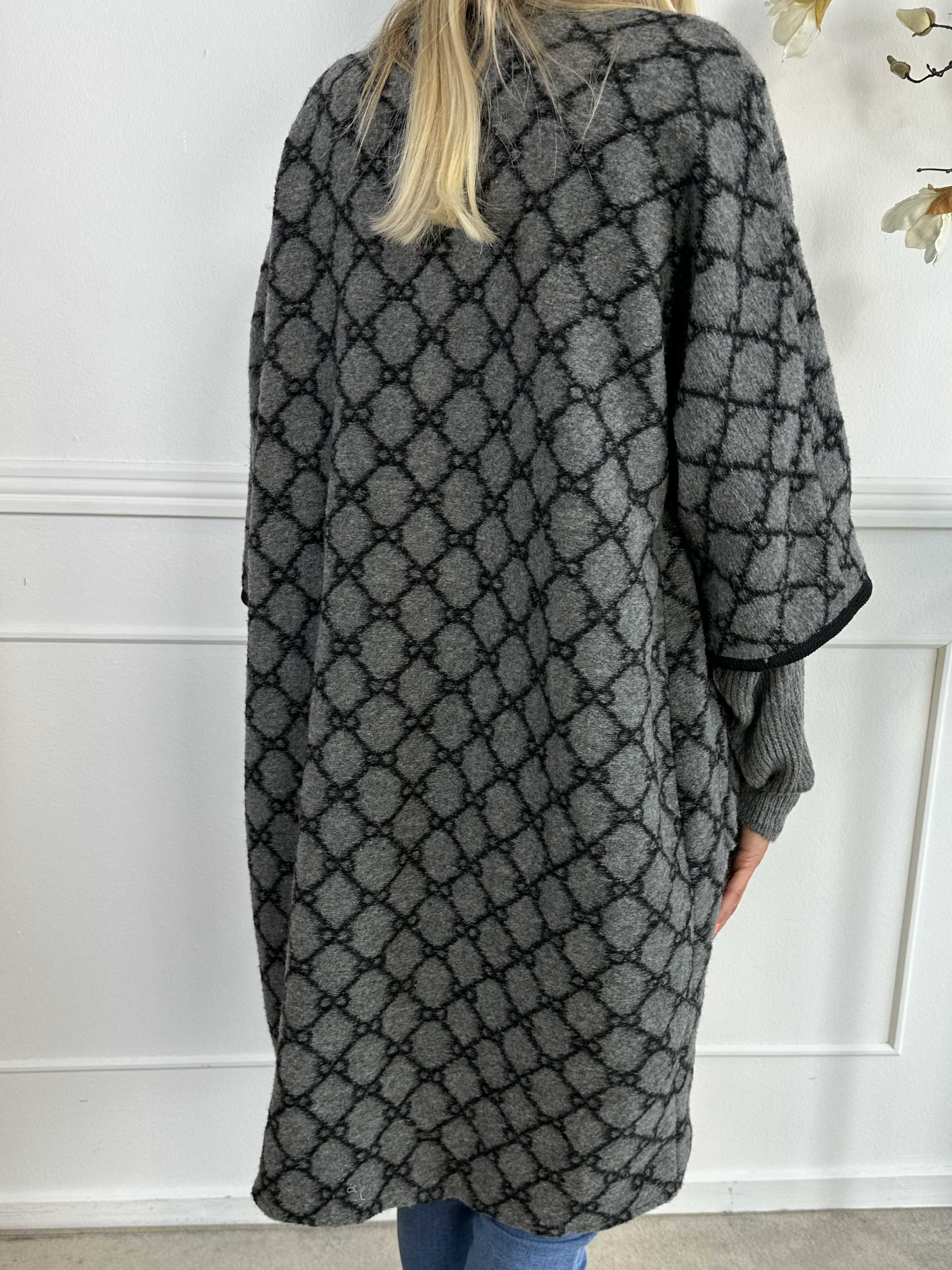 Arianna - Mønstret frakke